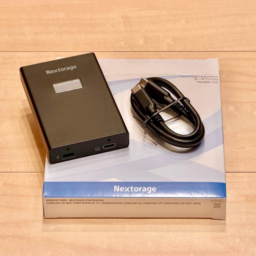 Nextorage ディスプレイ搭載 ポータブルSSD 2TB