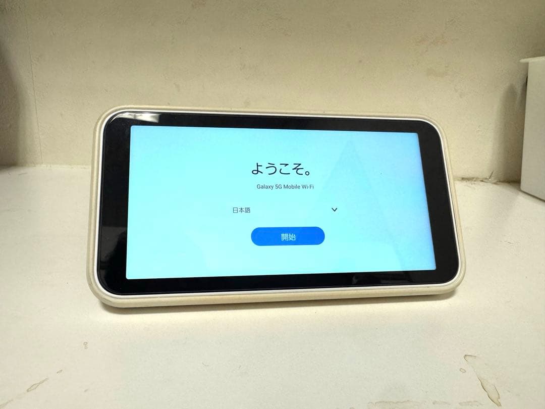 Galaxy 5G Mobile Wi-Fi SCRO1 ホワイト