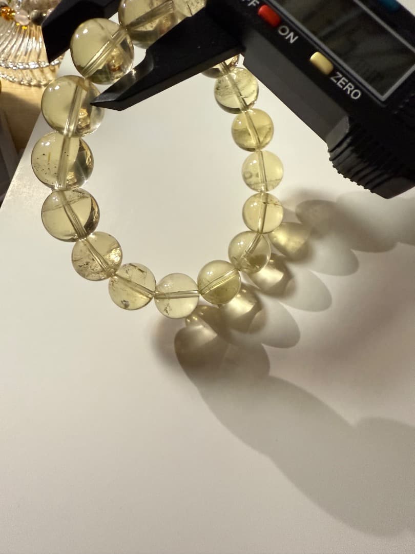 ブラジリアンイエロークリスタル13.5mm