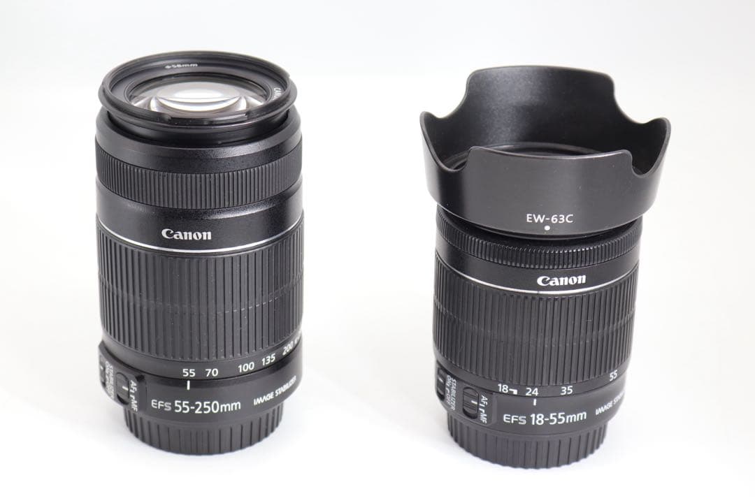 美品ですが訳あり 【Canon EOS Kiss X7i ダブルレンズセット】