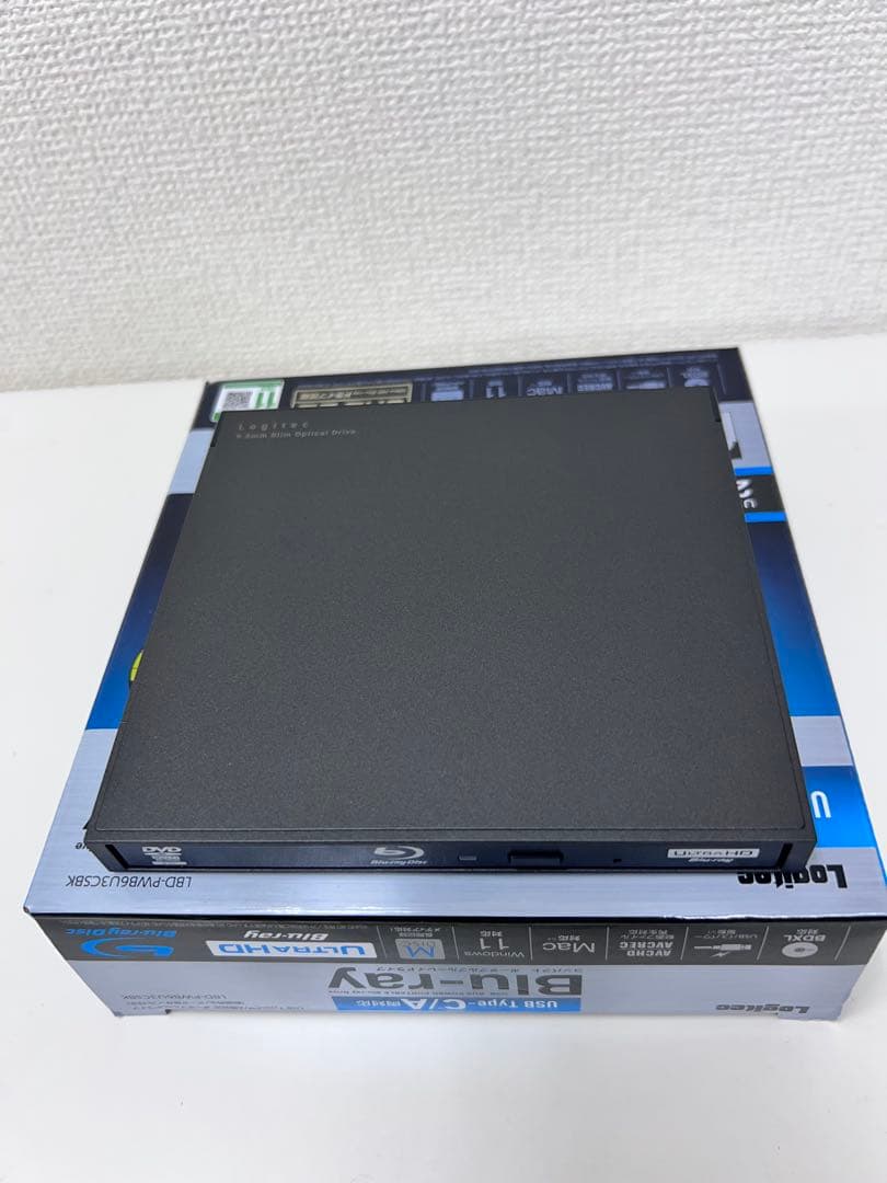 #DVD206Logitec Blu-rayドライブLBD-PWB6U3CSBK