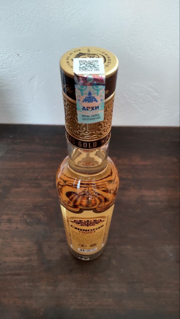 CHINGGIS GOLD チンギス ゴールド モンゴルウォッカ500ｍl39％