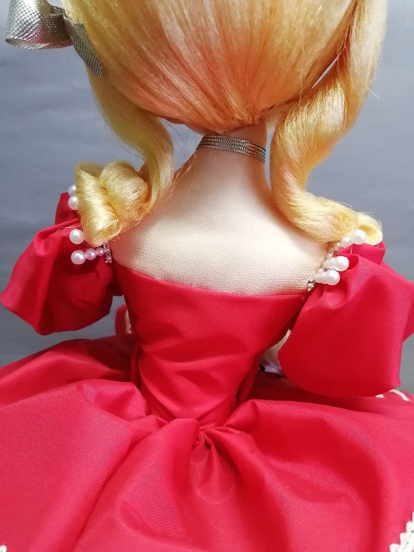 赤いドレス　SAKURA　DOLL　さくら人形　昭和レトロ　ビンテージ　ドール