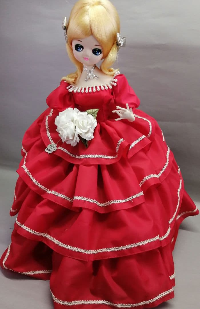 赤いドレス　SAKURA　DOLL　さくら人形　昭和レトロ　ビンテージ　ドール