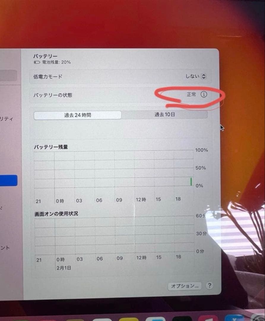 MacBook本体 MacBook Pro 2020 corei7 / 16GB / 500GB