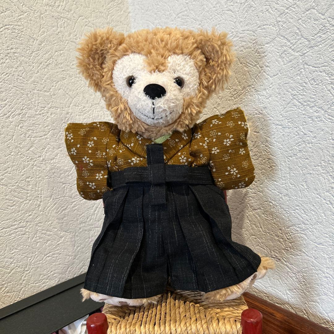 B97 ダッフィー &シェリーメイ ハンドメイド　袴コスチューム