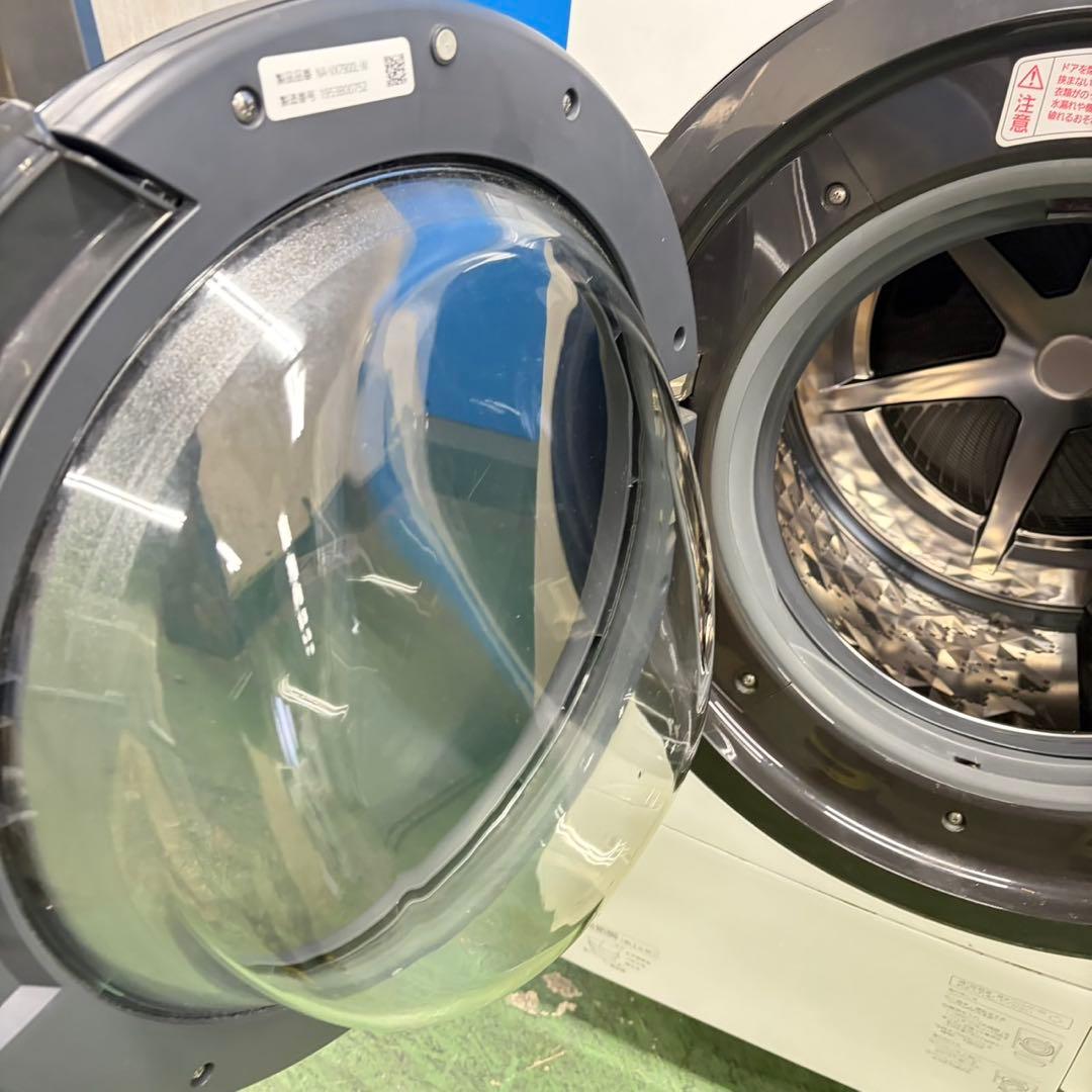 808 洗濯機　ドラム式　自動お掃除機能付き　左開き　極美品　10キロ　6キロ