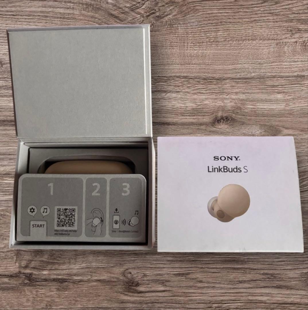 【美品】ソニー　LinkBuds WF-LS900N エクリュ