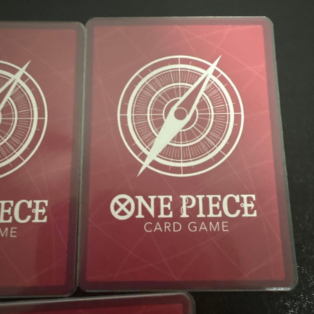 や*ま様 ONE PIECEカード　リーダーパラレル　金文字　5枚セット