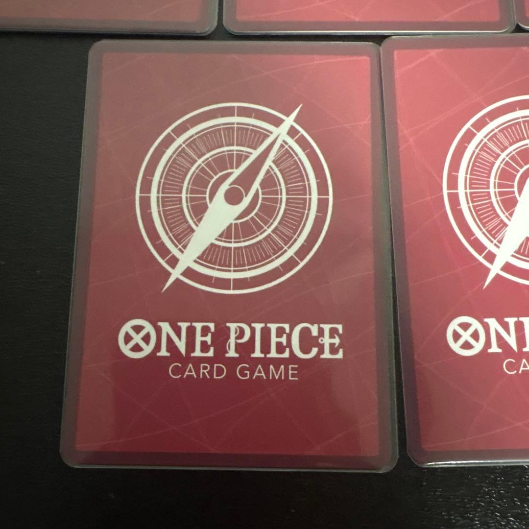 や*ま様 ONE PIECEカード　リーダーパラレル　金文字　5枚セット