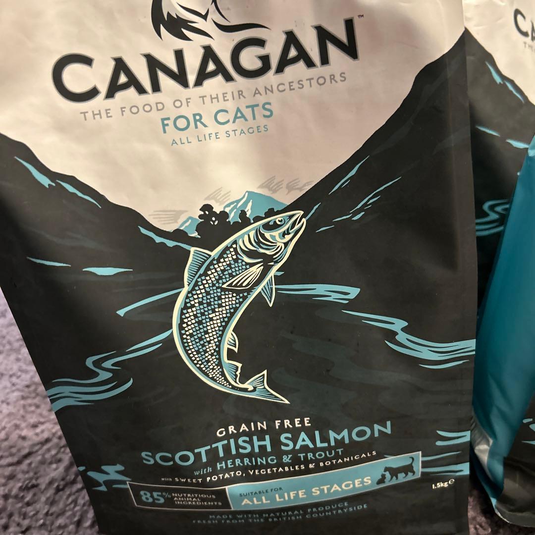 CANAGAN キャットフード スコティッシュサーモン 1.5kg 2袋セット