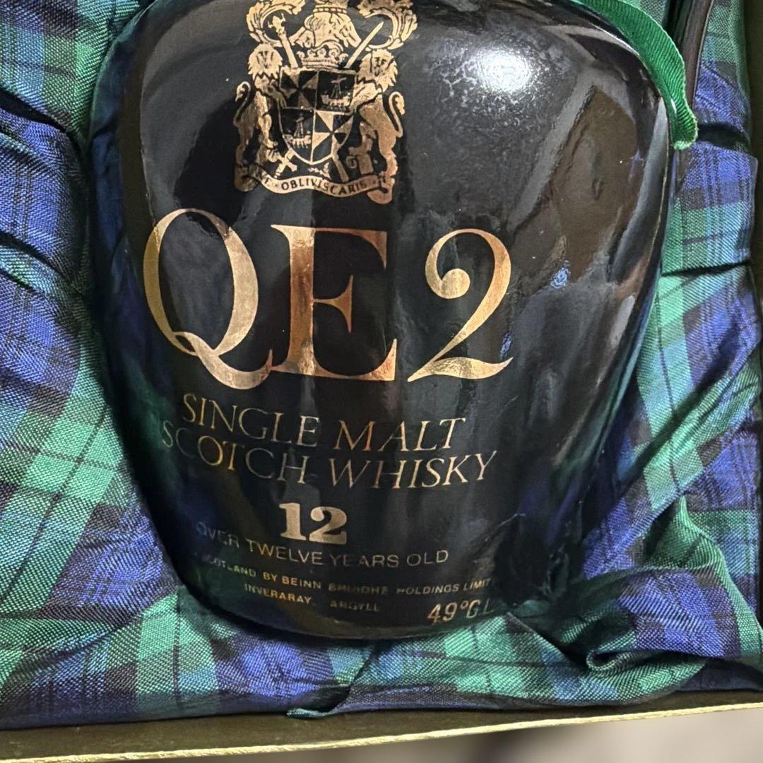限定品 QE2 クイーンエリザベス2世 ウイスキー シングルモルト 12年 陶器