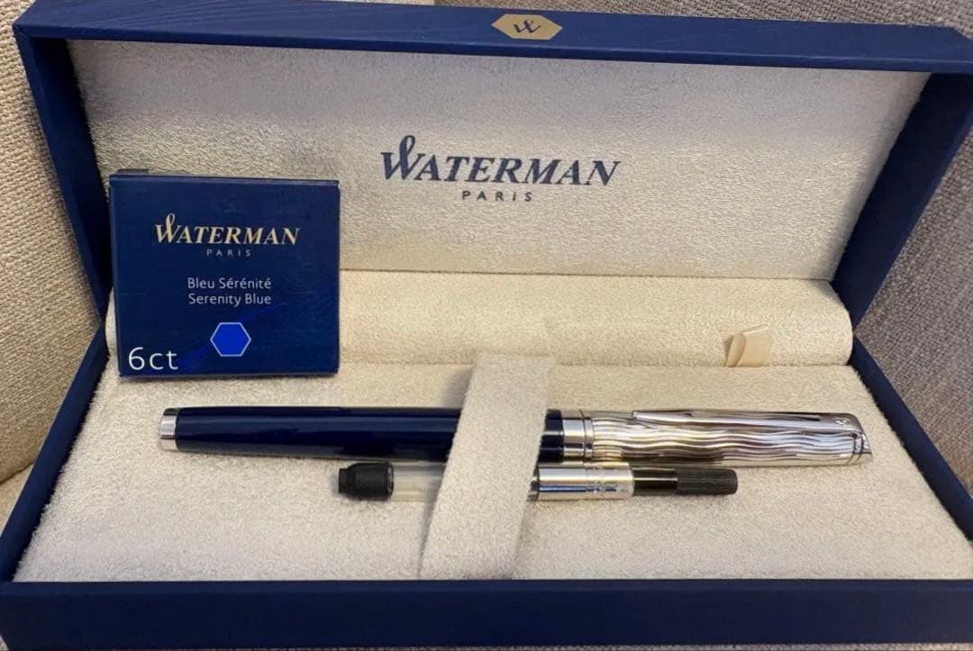 WATERMAN 万年筆 メトロポリタンDXブルーCT スペシャルエディションF