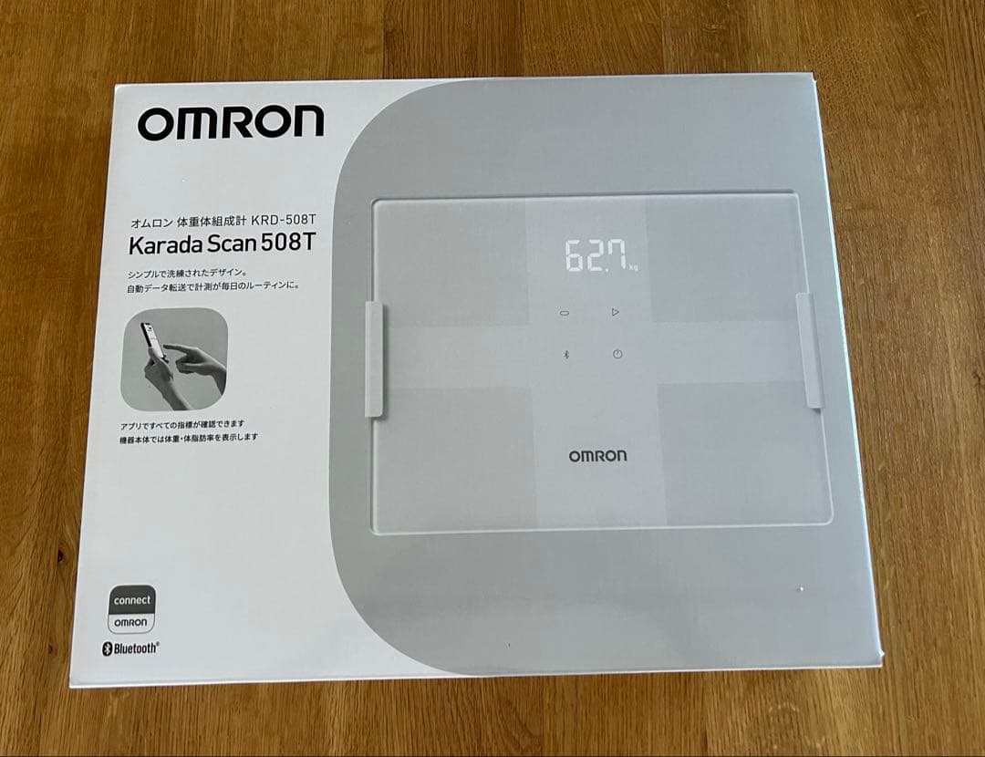 OMRON オムロン カラダスキャン 体重体組成計 KRD-508T-W