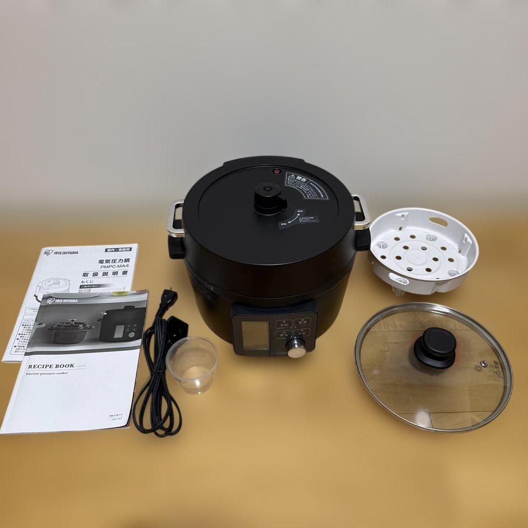 IRIS OHYAMA 電気圧力鍋 PMPC-MA4-B 4.0L 2025年製