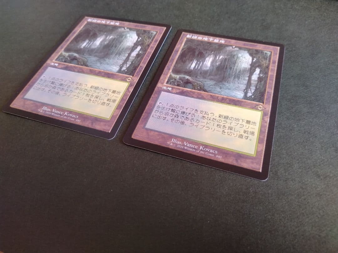 【MTG】新緑の地下墓地　旧枠　日本語版２枚【MH2-BF】