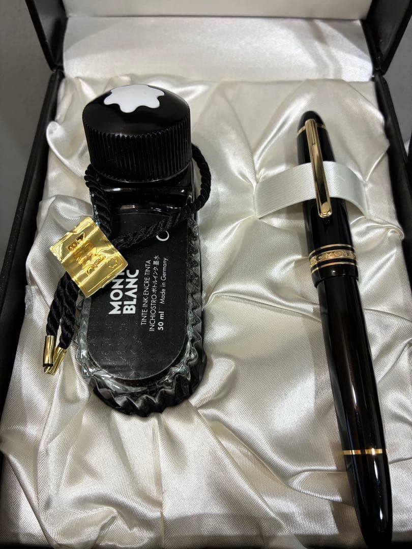 MONT BLANC 万年筆セット インクボトル付き