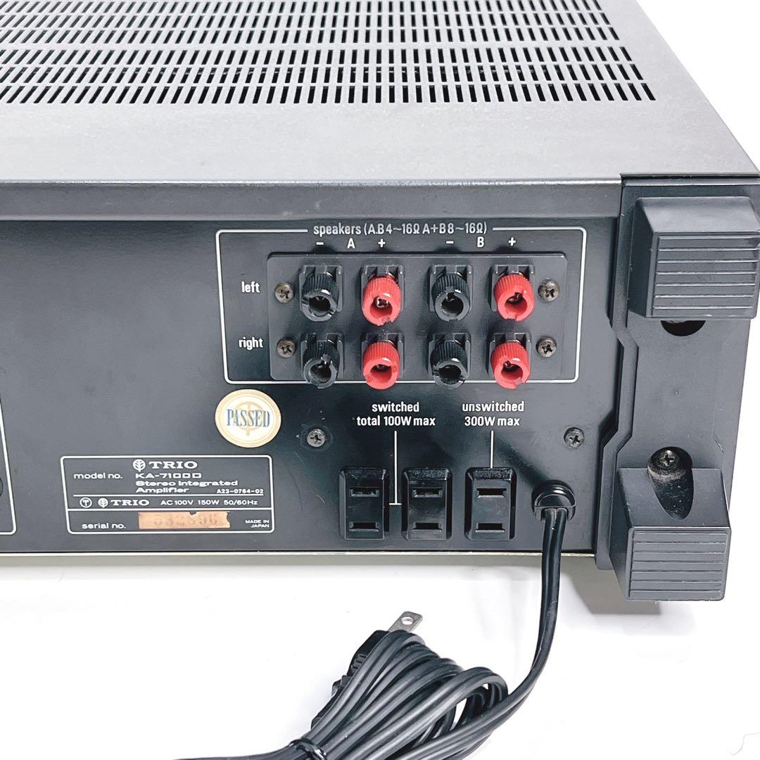 【極美品・動作品】 TRIO KA-7100D プリメインアンプ　動作確認済み