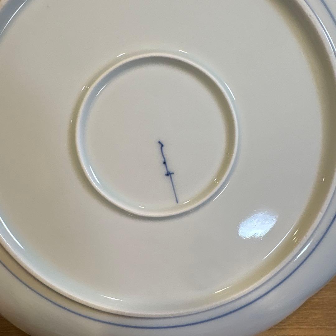 たなかふみえ　お皿　プレート　食器　鳥小花文