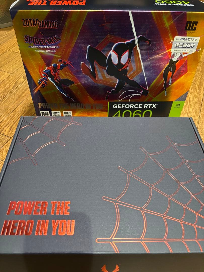 グラフィックボード・グラボ・ビデオカード ZOTAC GeForce RTX4060 8GB OC Spider-man