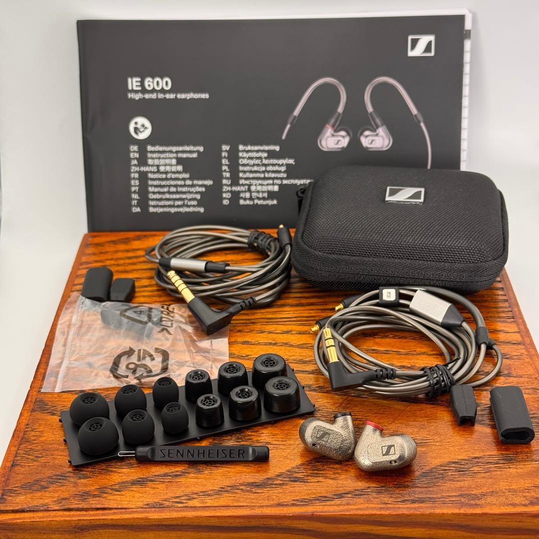 Sennheiser IE 600 ハイエンド 有線イヤホン 付属品完備 正規品