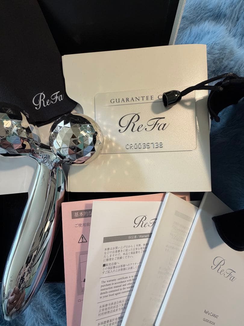正規品　ReFa CARAT 美顔ローラー　ギャランティカード有