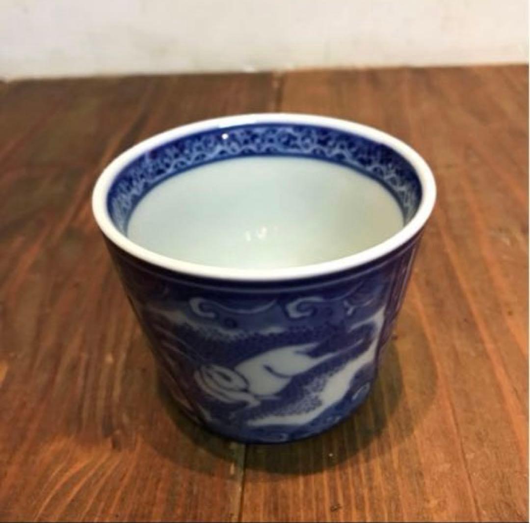 美品　古伊万里　波兎　蕎麦猪口　ソバ猪口　そばちょこ　向付　うさぎ　時代物