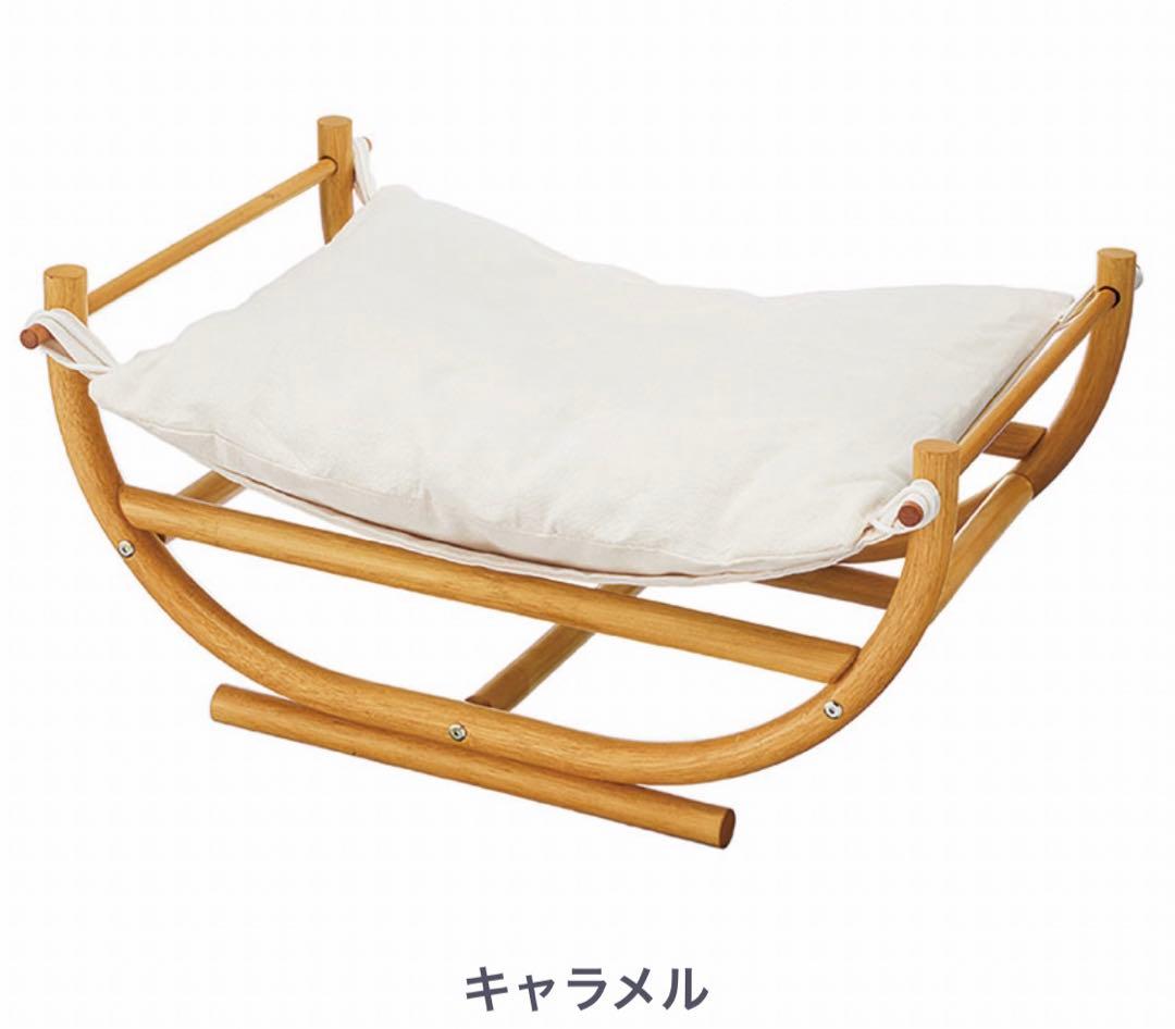 ネコセカイ　ラタンキャットハンモック&冷感マット