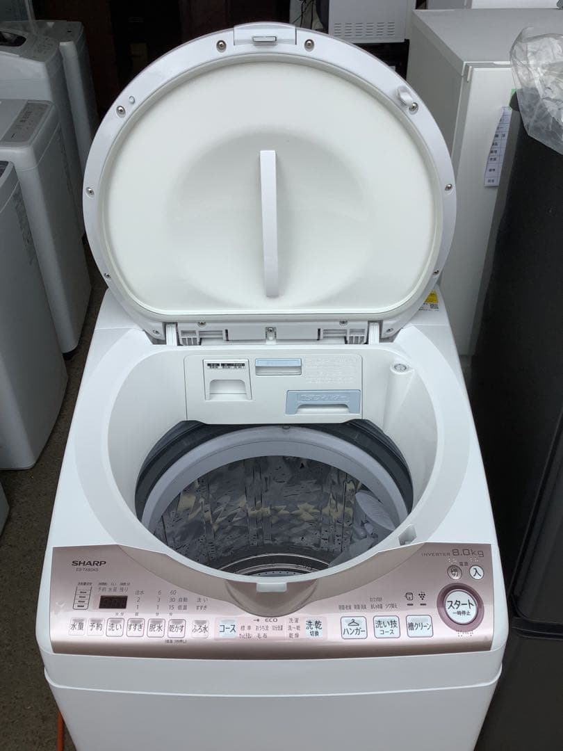 【大容量】シャープ 乾燥機能付き洗濯機 ES-TX8GKS 22年製 8.0kg