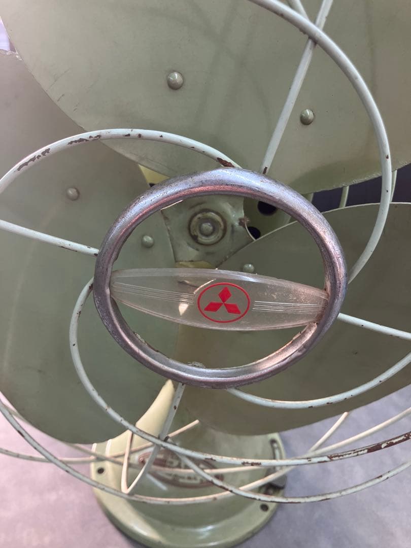 ★☆三菱 昭和レトロ 三菱扇風機 扇風機 アンティーク 鉄製☆★