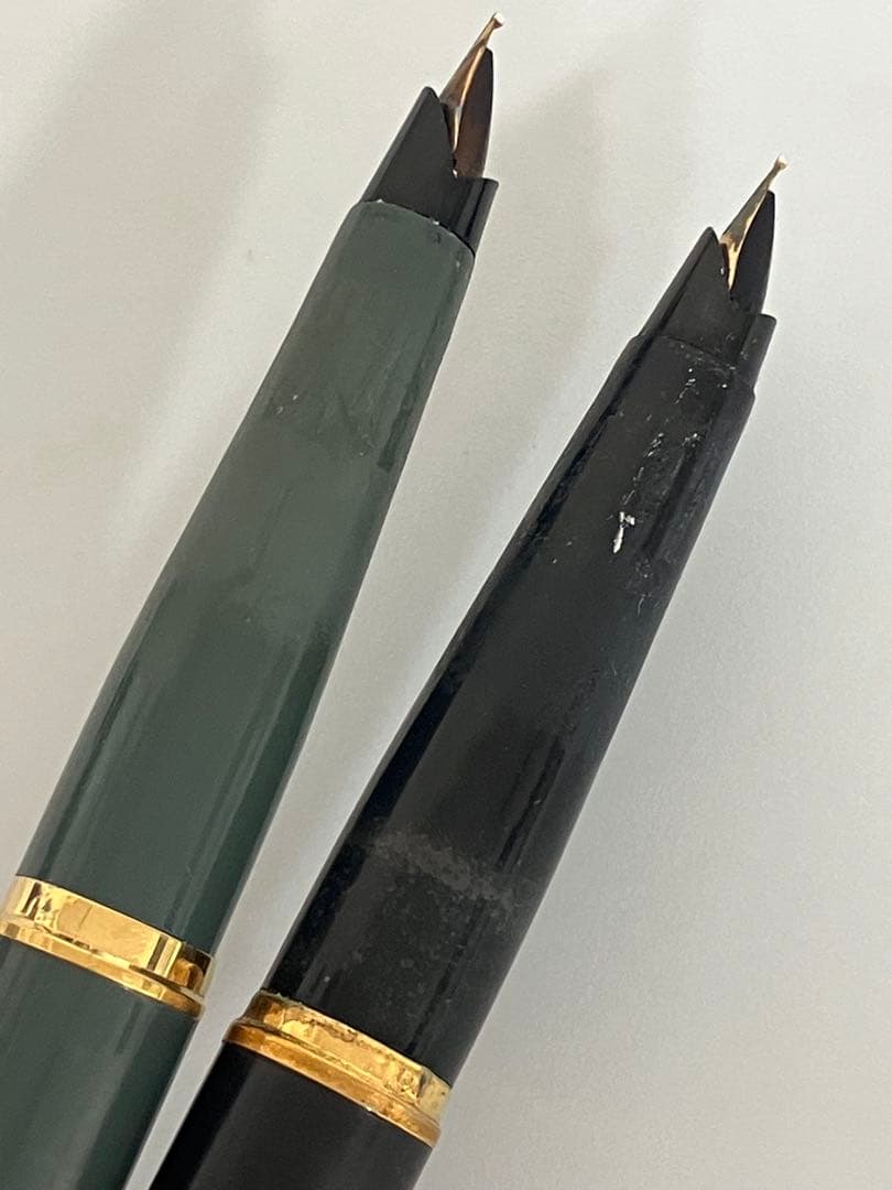パーカー（PARKER）万年筆 2点おまとめ レトロ ヴィンテージ 緑 黒