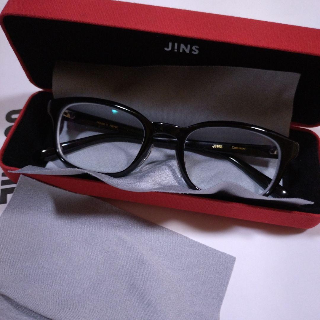 JINS 鯖江　黒縁　眼鏡