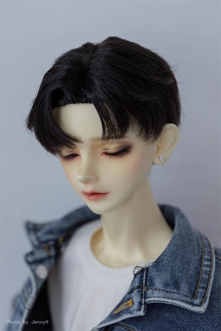 AX599 BJD 1/3 人形 ドール ウィッグ カツラ 耐熱 ハンドメイド