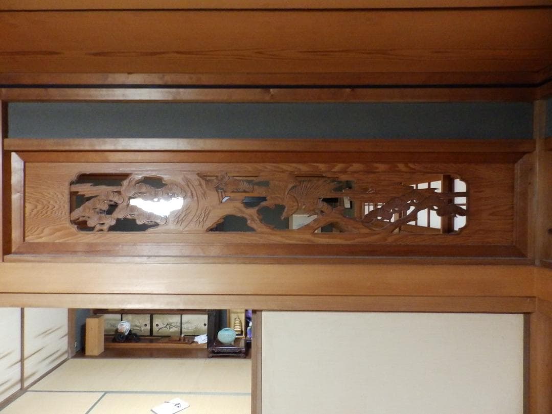 欄間　昭和レトロ建具　2枚セット