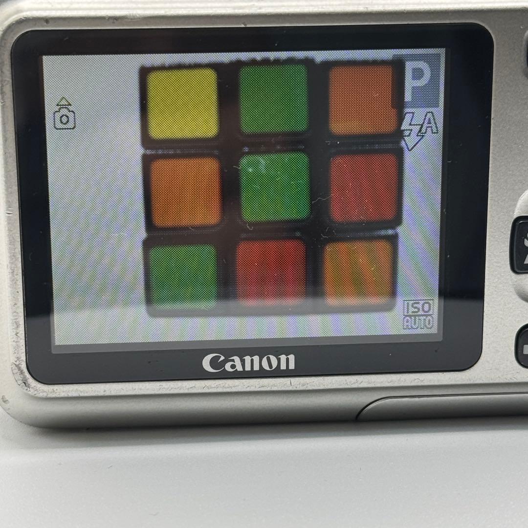 【動作品】Canon PowerShot A495 シルバー デジカメ 箱付