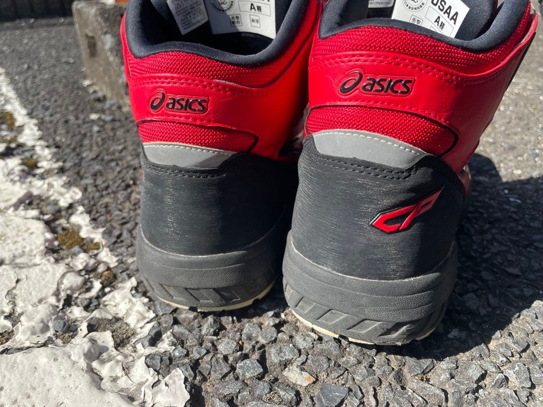 【マサト様リクエスト】asics 安全靴 赤　CP304 BOA