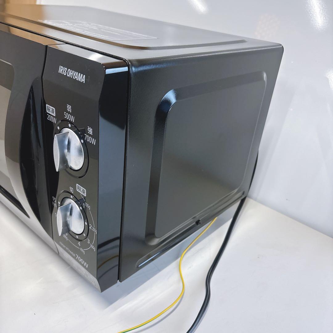 ⑤50Hz東日本専用 ハイパワー簡単シンプル フラット電子レンジ 黒色