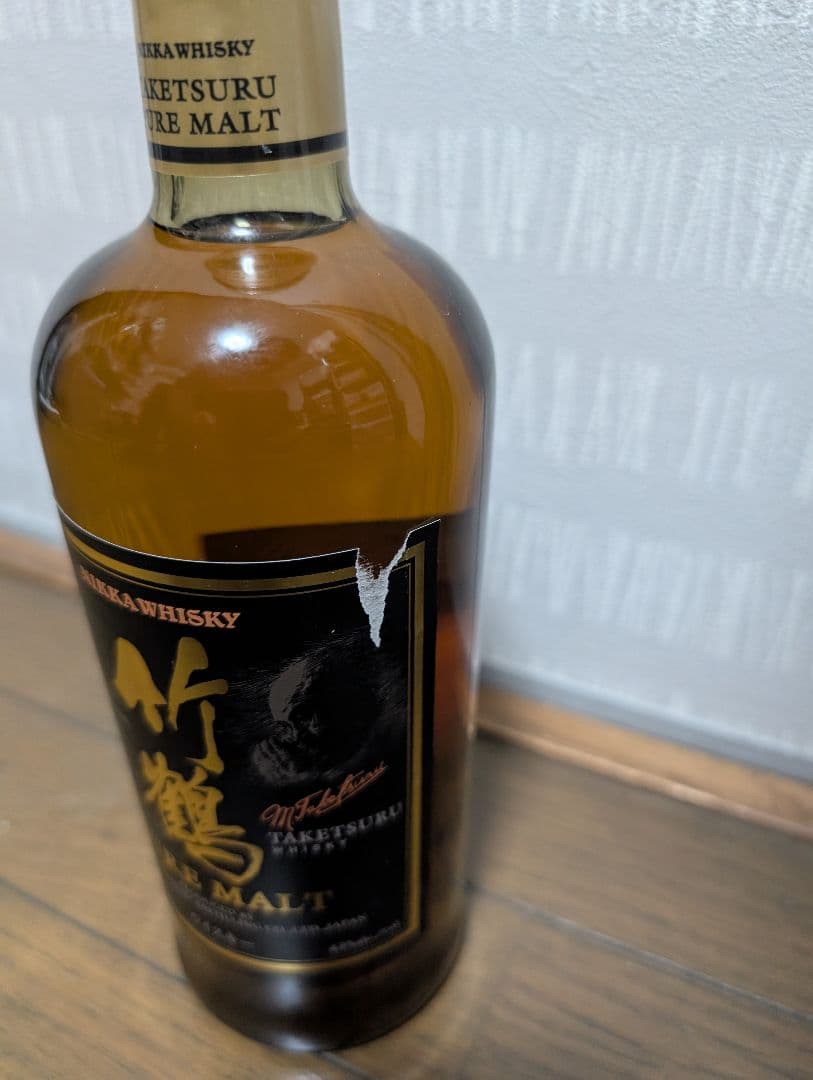ニッカウイスキー 竹鶴 ピュアモルト 700ml 旧ラベル