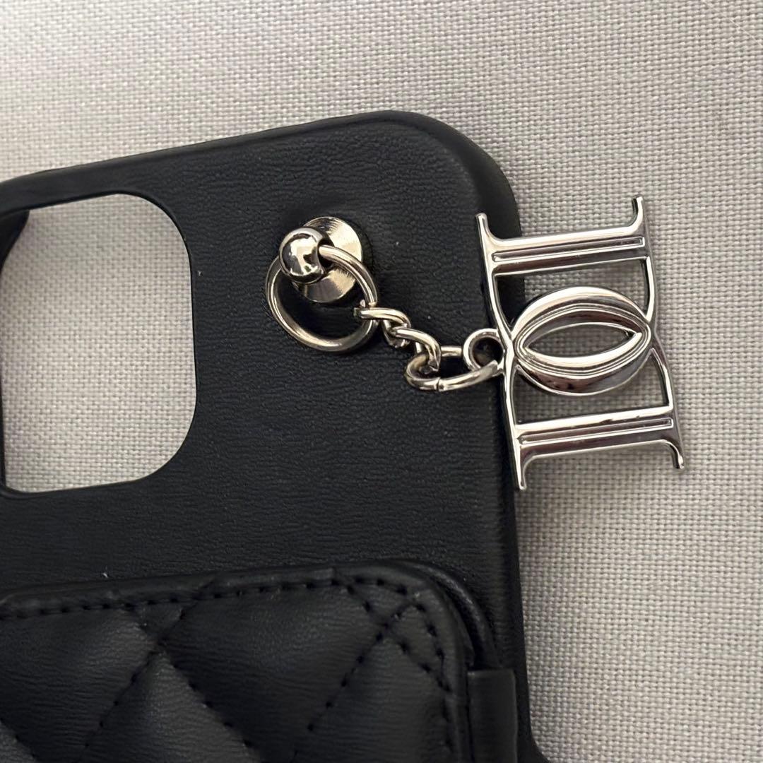 darich キルティングミラーDDチャーム iPhoneケース 15