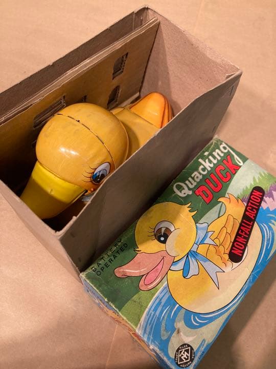 #1 ブリキ 増田屋 アヒル Quacking DUCK マスダヤ 昭和レトロ