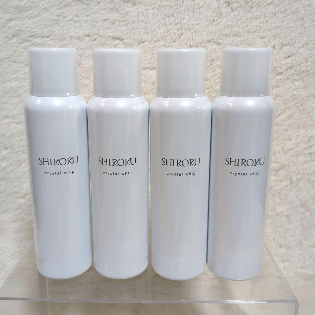 未使用品✨SHIRORU シロル クリスタルホイップ 120g 4本入