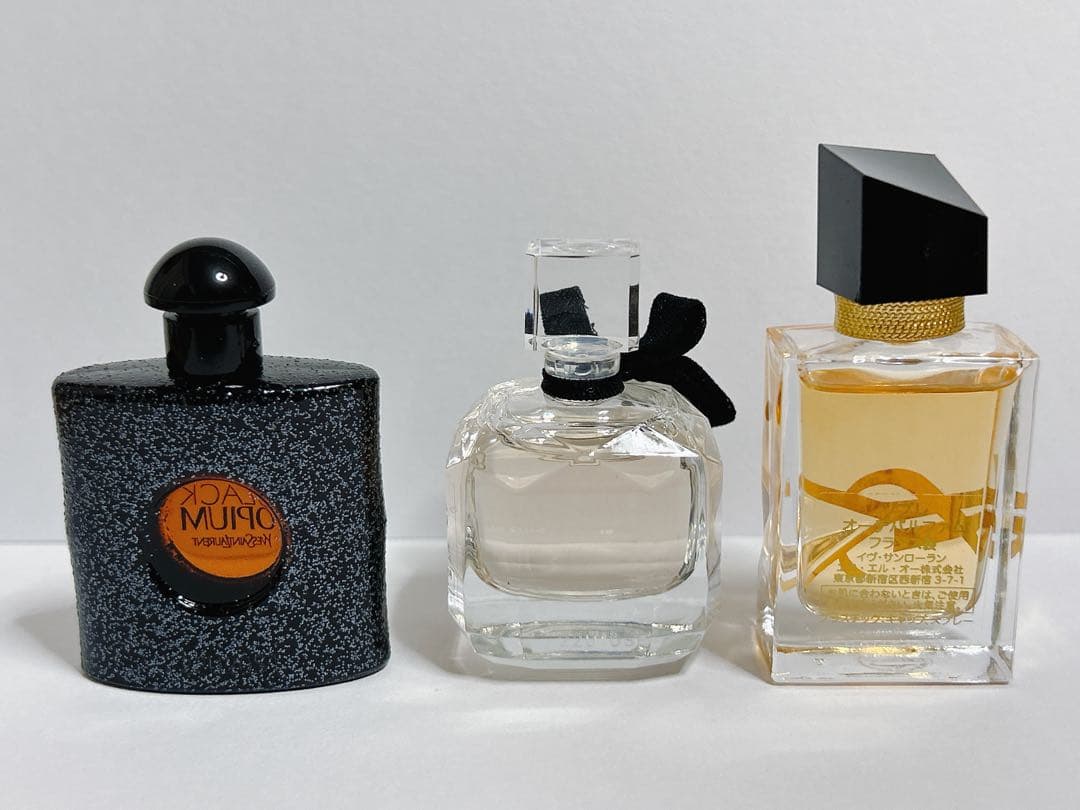【YSL】ミニフレグランスセット（リブレ・モンパリ・ブラックOP）　香水
