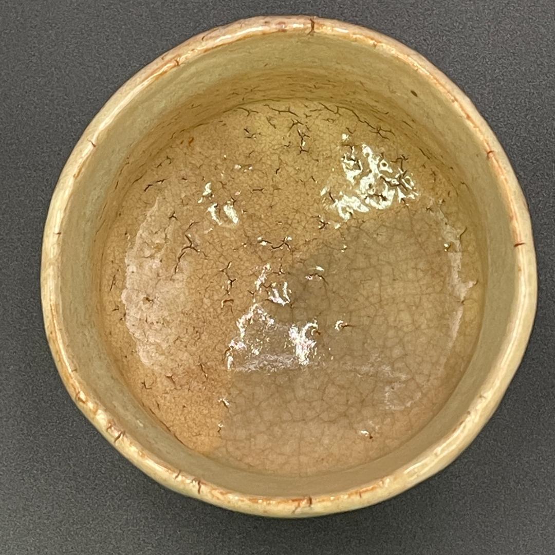 美品 萩焼窯元 天鵬山 廣瀬淡雅 造 湯呑 共箱 共布 栞付 R8SA48
