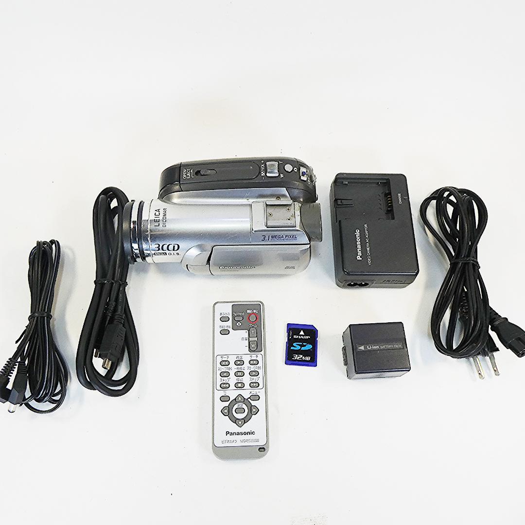 パナソニックNV-GS320【動作良好』MiniDVビデオカメラダビングに最適