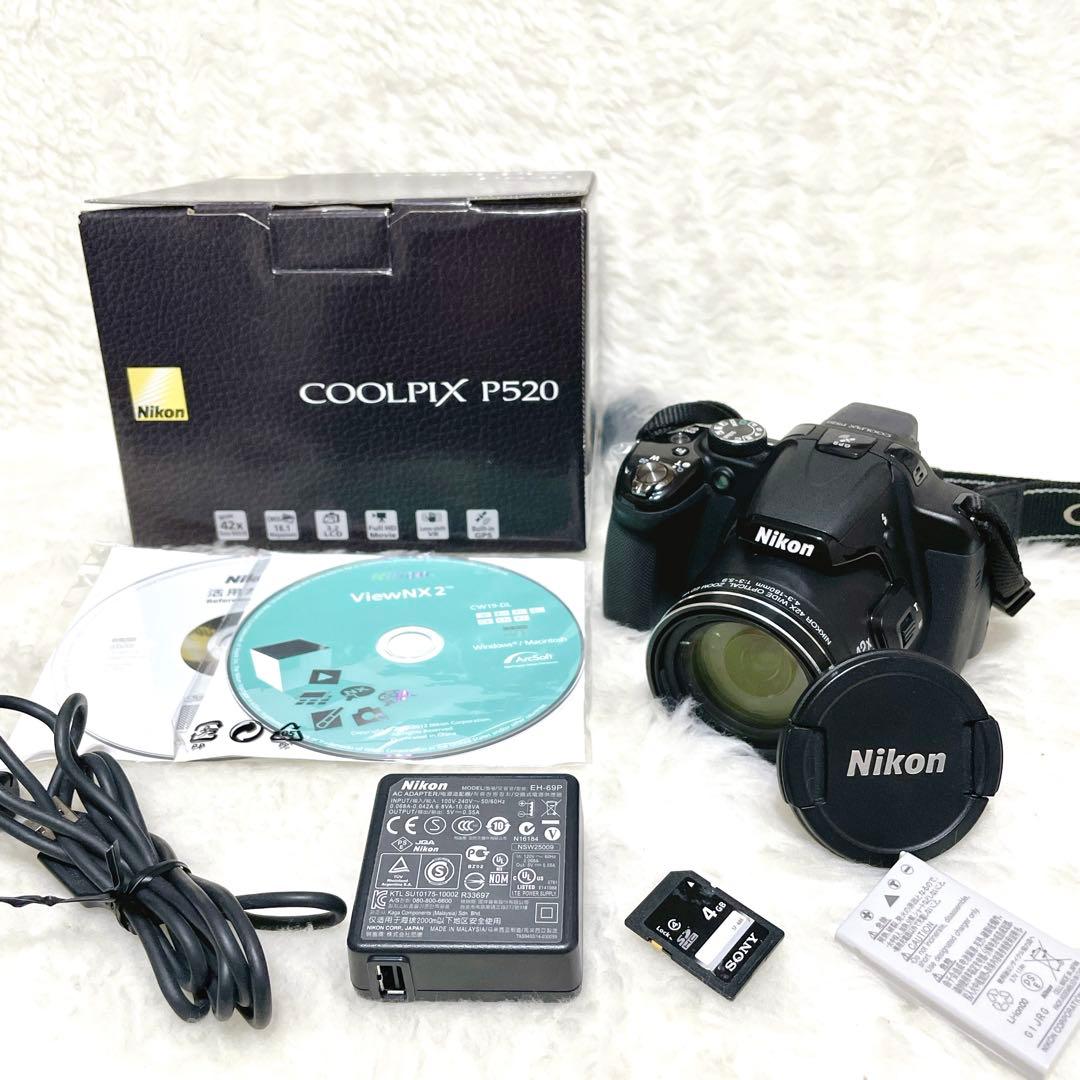 Nikon ニコン COOLPIX P520 カメラ デジタル 一眼 デジカメ