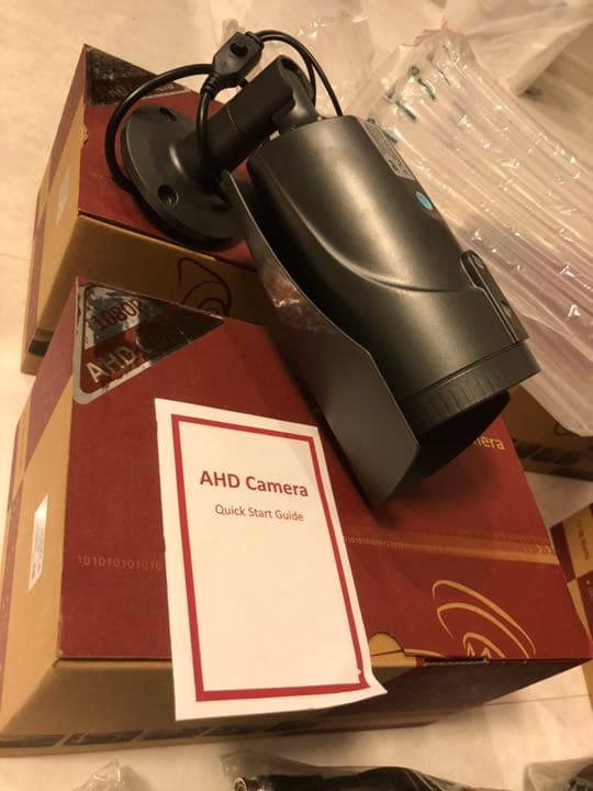 200万画素防犯カメラ4台　HD DVRセット