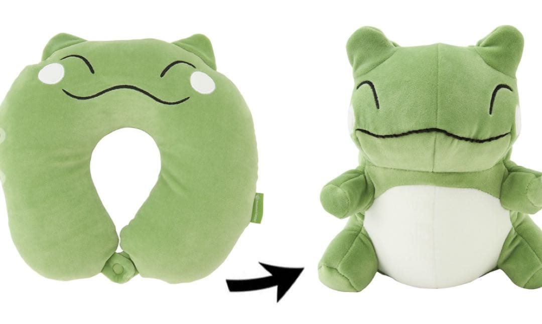 【新品 未使用】ポケモン　ネックピロー　みがわり　ぬいぐるみ　ポケセン　限定