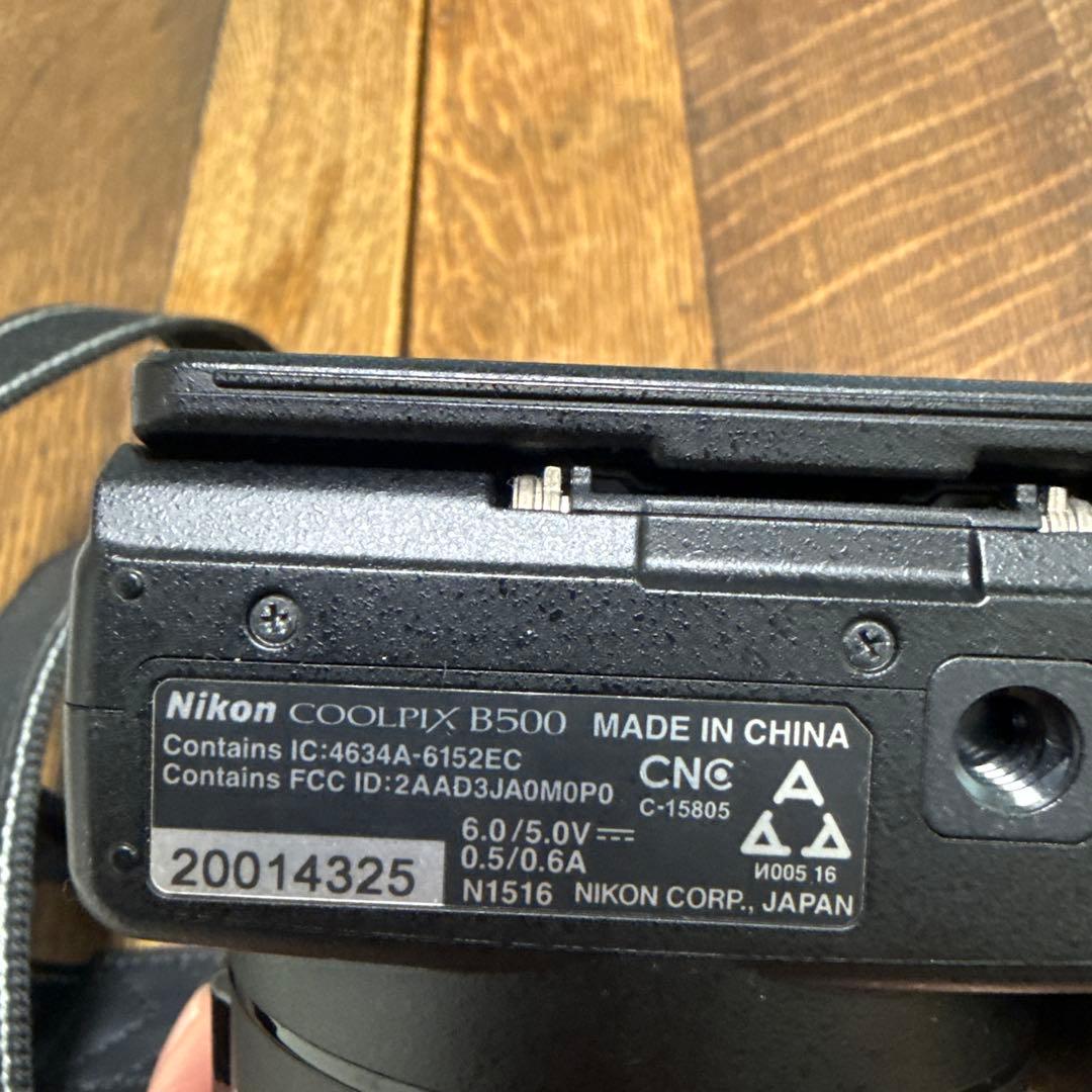中古品 動作確認済み Nikon COOLPIX B500 Black カメラ