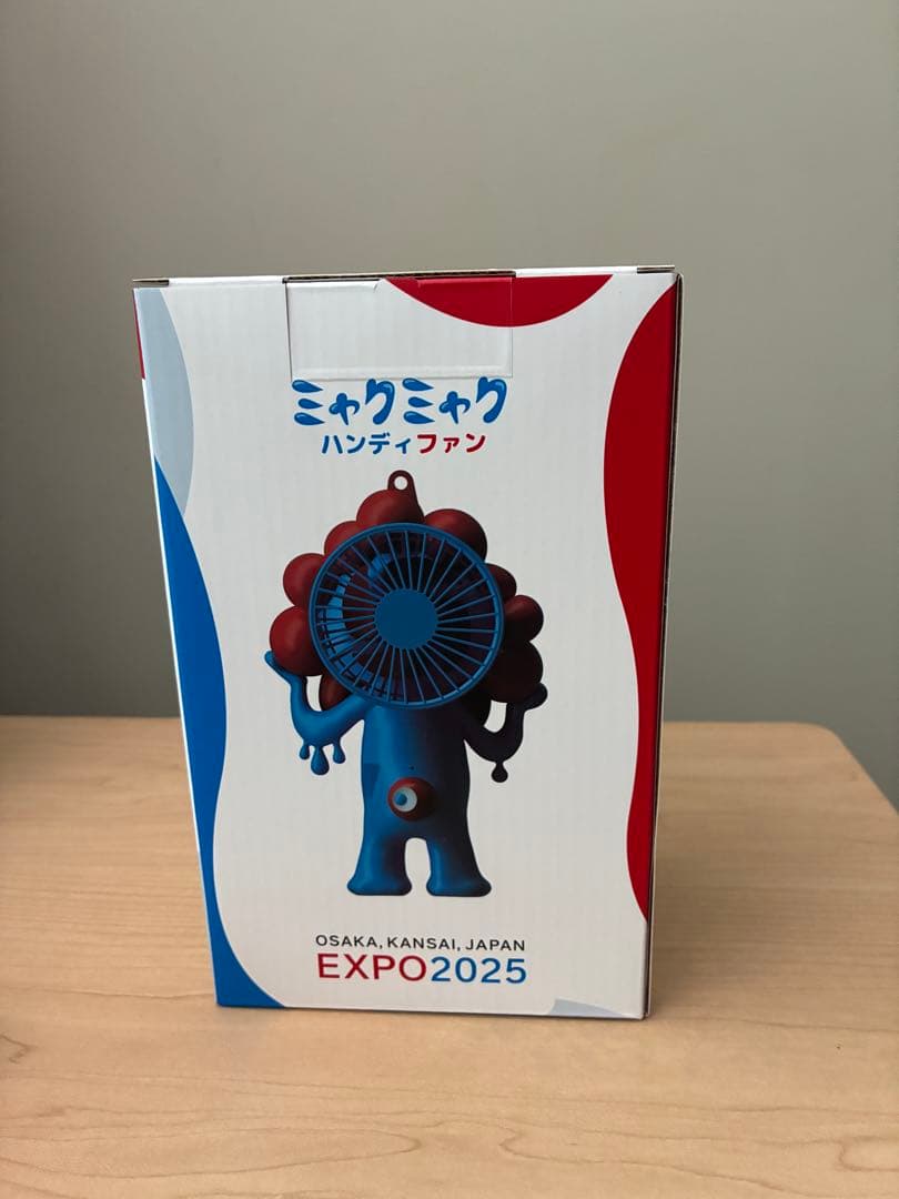 【新品】EXPO2025 ミャクミャク ハンディファン（携帯扇風機）
