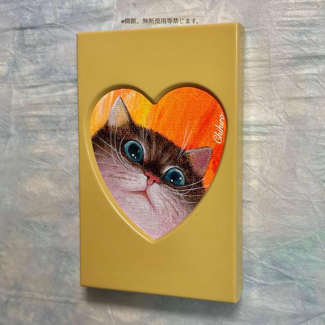絵画 猫の絵 ねこずき 猫雑貨 猫グッズ 美術品 にゃんこ チャトラ ハチワレ